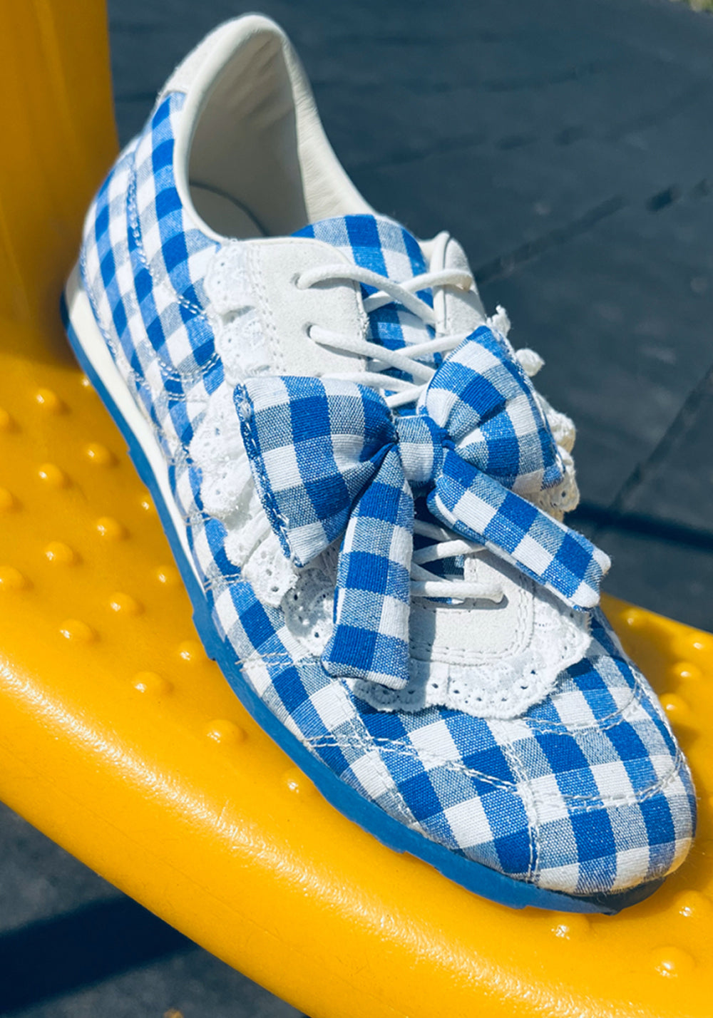 LeStream | Lucky Blue Lace-Up Ballet Flats  - PSYLOS 1, LeStream | Lucky Blue Lace-Up Ballet Flats , Retro Trainers, LeStream, PSYLOS 1